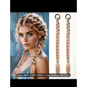 At Kuyrugu Tepelik Takcık Saçlar Fiber Isıya Dayanıklı Takma Saç