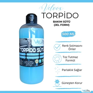 VELVOX Torpido Bakım Sütü 500 ml (JEL FORMU), Torpido Temizleyici, Torpido Bakım