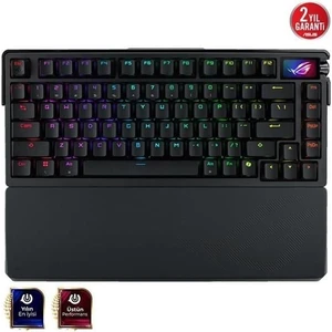 ASUS ROG AZOTH EXTREME NX SNOW KABLOSUZ ALÜMİNYUM KARBON FİBER ŞASE RGB GAMING KLAVYE