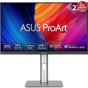 ASUS 27" IPS PROART PA278CFRV 5MS 100HZ HDMI-DP USBC GRAFİK TASARIM MONİTÖRÜ 2560X1440