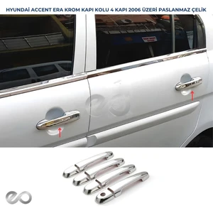 Ebal Oto Hyundai Accent Era Krom Kapı Kolu 4 Kapı 2006 Üzeri P. Çelik