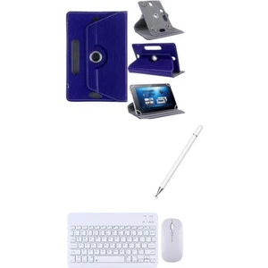 Redmi Pad 2 11'' Uyumlu Kılıf Bluetooth Klavye Dokunmatik Kalem