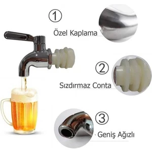 Cam Sebil Için Geniş Ağızlı Bol Sıvı Veren Musluk