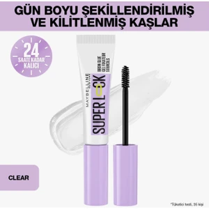 Maybelline New York Super Lock Brow Glue Kaş Sabitleyici Maskara - Şeffaf