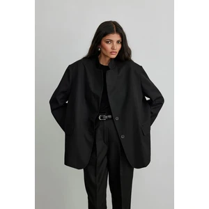 Suud Collection Siyah Maskülen Blazer Ceket