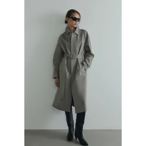 Taş Rue Gömlek Yaka Trençkot