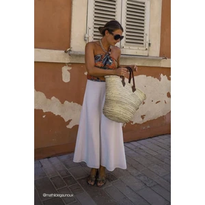 Beyaz Serena Kloş Etek