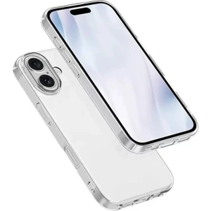Apple iPhone 17 Kılıf Şeffaf Silikon Kapak Zr-Süper