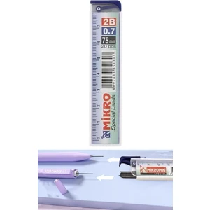 Kalem Ucu 0.7 mm 20 Li 1 Paket 07 Uç Versatil Kalem Uçu Mekanik Uçlu Otomatik Kurşun Mikro Kalem Ucu 75 mm Yumuşak Uç