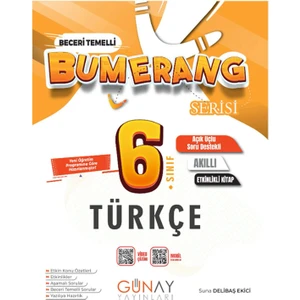 Günay Yayınları 6. Sınıf Bumerang Etkinlikli Konu Özetli Türkçe 2025-2026 Güncel Basım