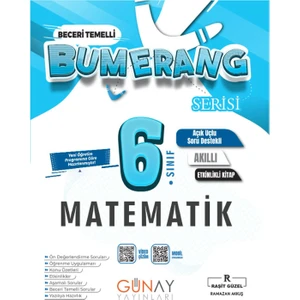 Günay Yayınları 6. Sınıf Bumerang Etkinlikli Konu Özetli Matematik 2025-2026 Güncel Basım