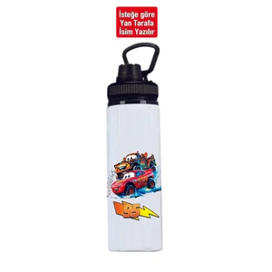 Şimşek Baskılı Metal Suluk 850ML.