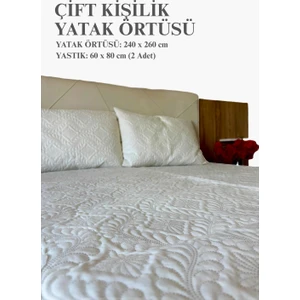 Çift Kişilik Yatak Örtüsü Kapitoneli