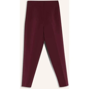 Carrot Fit Fermuarlı Yüksek Bel Dar Paça Crop Pantolon C2466AX25AU