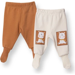 Hellobaby Erkek Bebek 2li Çoraplı Pantolon Interlok