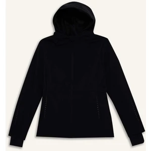 DeFactoFit Su İtici Softshell Slim Fit Dar Kesim Kapüşonlu Fermuarlı Cepli Mevsimlik Yağmurluk C4951AX25AU