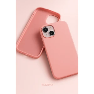 iPhone 15 Uyumlu Içi Kadife Lansman Silikon Kılıf