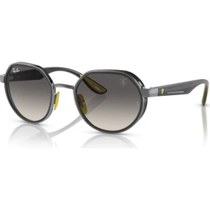 RAY-BAN FERRARI  3703M F03011 51  Erkek GÜMÜŞ Yuvarlak Çerçeve Güneş Gözlüğü