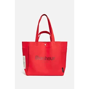 N°4 Kanvas Çanta- Raspberry Red