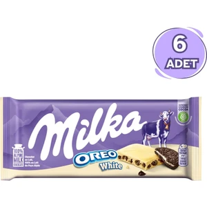 Oreo Beyaz Tablet Çikolata 100 Grx 6 Adet