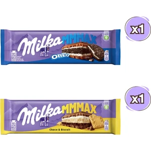 Oreo ve Choco & Biscuit Tablet Çikolata 300 Grx 2 Adet