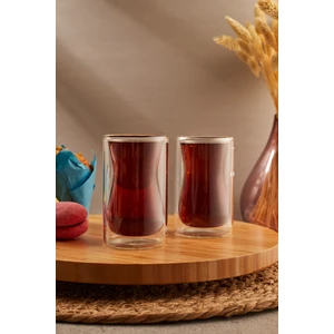 Double Wall Çay Bardağı 2 Parça