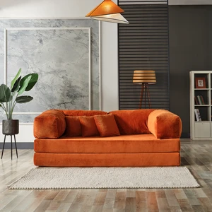 Legom Stil Aktivite Koltuğu Yatak Olabilen Çok Amaçlı Kanepe Kiremit