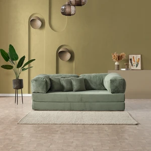 Legom Stil Aktivite Koltuğu Yatak Olabilen Çok Amaçlı Kanepe Yeşil