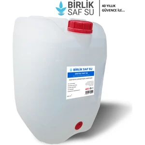 Gerçek Distile Saf Su 20lt