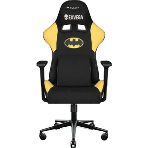EXVEGA Vesta 2025 Kumaş Oyuncu Koltuğu Siyah Batman Edition