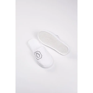 Ender Home Ö Harf Nakışlı Banyo Ve Ev Havlu Terliği – %100 Pamuk Kaymaz Kalın Taban