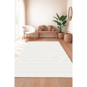 Makinede Yıkanabilir Kaymaz Taban Leke Tutmaz Beyaz Salon Halısı Mutfak Halısı ve Yolluk