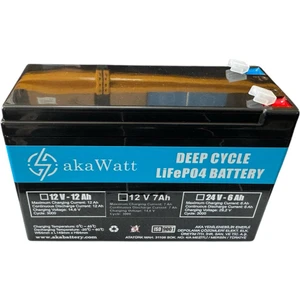 12V 7AH Lityum Lifepo4 Alarm Sistemi Aküsü