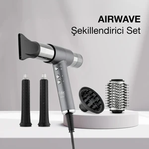 Airwave Saç Şekillendirici Set- Silver