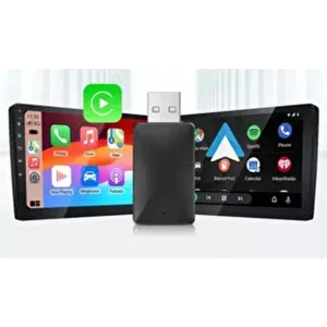 Kablosuz Carplay Adaptörü | iPhone & Android Uyumlu | Bağlantı Kopmaz Yeni Nesil