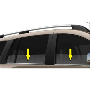 Dacia Lodyg Uyumlu 2012 Ve Üzeri Krom Cam Çıtası 4 Parça Paslanmaz Çelik