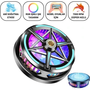 Kasırga Tipi Magsafe Telefon Soğutma Fanı Radyatör Soğutucu Iphone 12 13 14 15 Pro Max Uyumlu