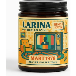 Larina Nostalji Koleksiyonu – Retro Temalı Kokulu Mumlar | 70’ler, 80’ler, 90’lar ve 2000’LER Dekoratif Cam Kavanoz Mum Serisi