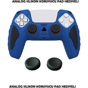 Ps5 Dualsense Koruyucu Silikon Kılıf + Analog Silikon Koruyucu