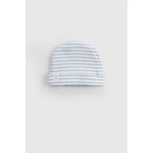 Organik Pamuklu Modal Mavi Bebek Bere