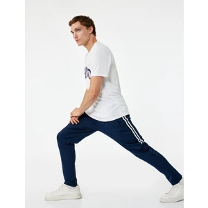 Scuba Kumaş Cep Detaylı Biyeli Beli Bağcıklı Spor Eşofman Altı