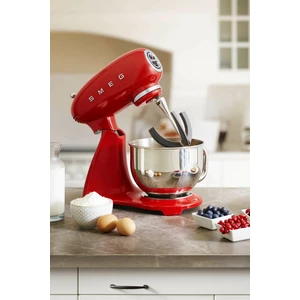 Smeg 50's Style Retro 4.8lt Red Full Body Stand Mikser SMF03RDEU