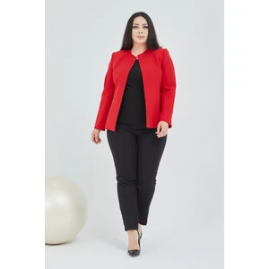 Atelier Kadın Büyük Beden Yakasız  Ceket