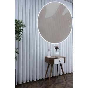 Vakko Bambu Kırışmaz Ütü Istemez Tül Perde 1/3 Kat Sık Pile Ağır Gramajlı