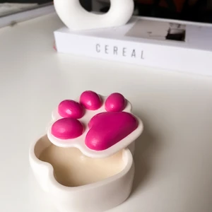 Pembe Hayvan Patisi Figürlü Çilek Kokulu Soya Mumu