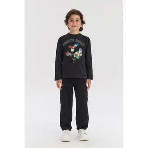 Bg Store Erkek Çocuk Siyah Tshirt
