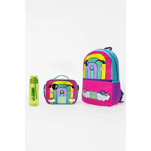 Baggymood Gökkuşağı Ilkokul Çantası, Beslenme Set- Matara Hediyeli  75997