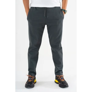 Erkek Füme Jogger Pantolon Bağcıklı Lastikli Bel Rahat Kesim Eşofman Altı