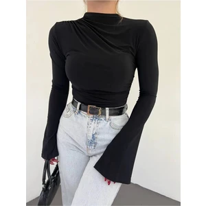 Büzgülü Ispanyol Kol Bluz