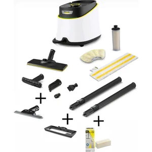 Sc 3 Delux Buharlı Temizlik Makinesi + Cam Temizleme Aparatı + 15 Mikrofiber Bez + Halı Başlığı